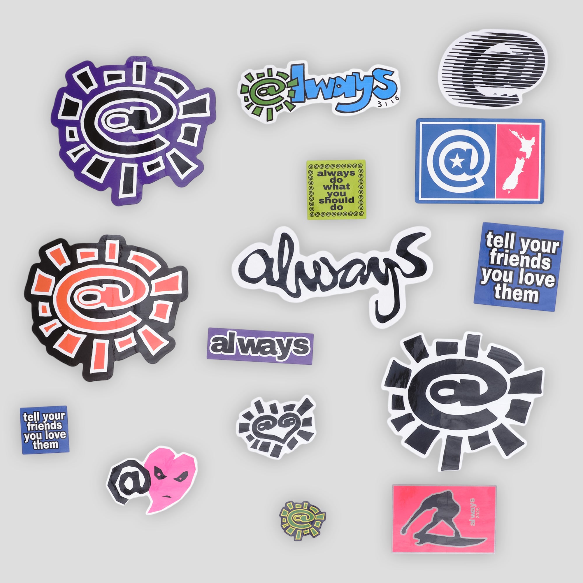 always do what you should do ステッカー Always Do What You Should Do - Sticker Pack – Pass~Port