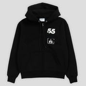 Pearls Skateboards Crown Zip Hood - Black
