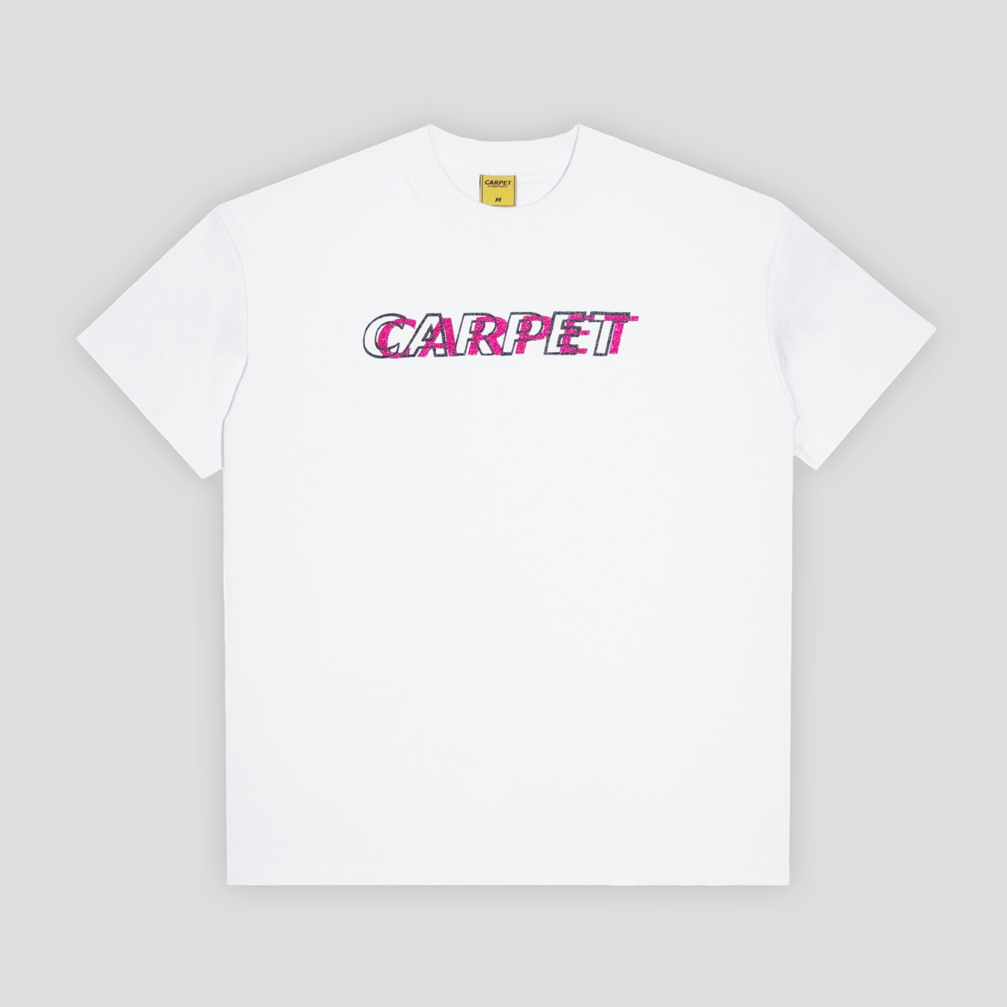 Carpet Company Misprint Tee - White / Metallic Pink – Pass~Port