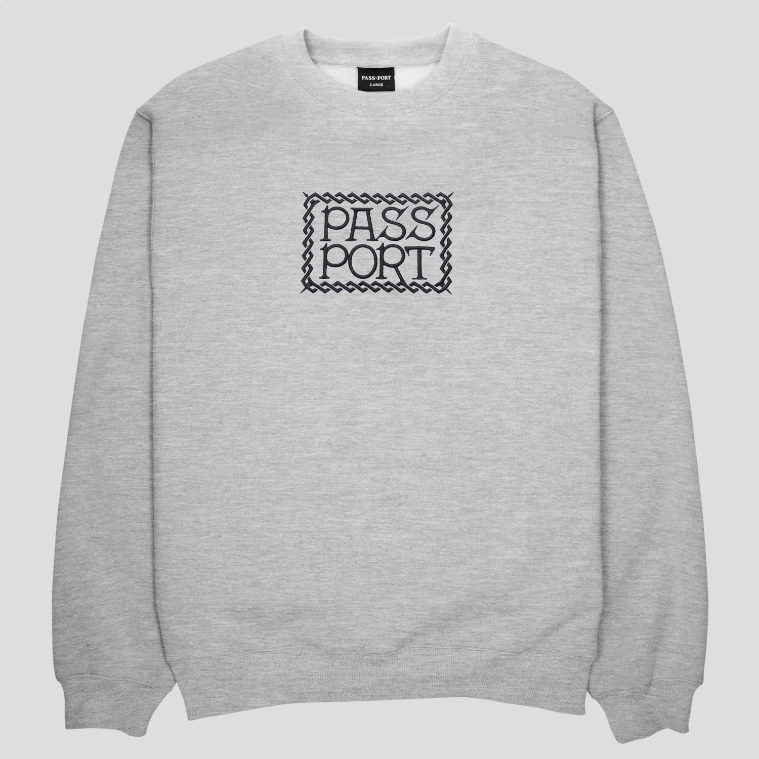 トップス PASSPORT INVASIVE EMBROIDERED SWEATER Pass~Port Invasive Embroidered Sweater (Black) | Pharmacy