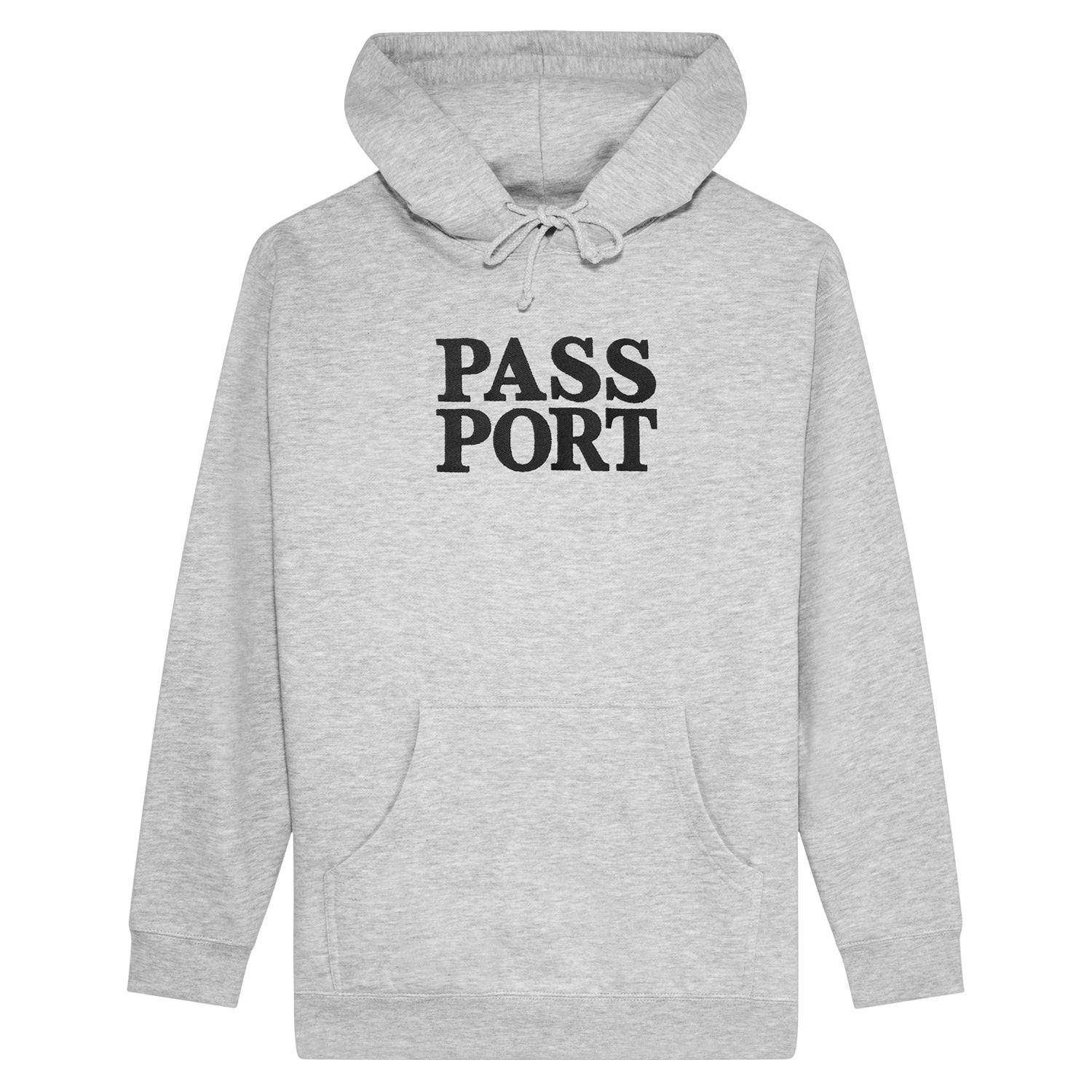 Pass~Port Official Stacked Hoodie - Ash
