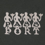 Pass~Port 4 Flowers Organic Cotton Tee - Vintage Black