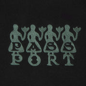 Pass~Port 4 Flowers Organic Fleece Sweater - Black