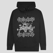 Pass~Port Edible Flowers Hoodie - Black