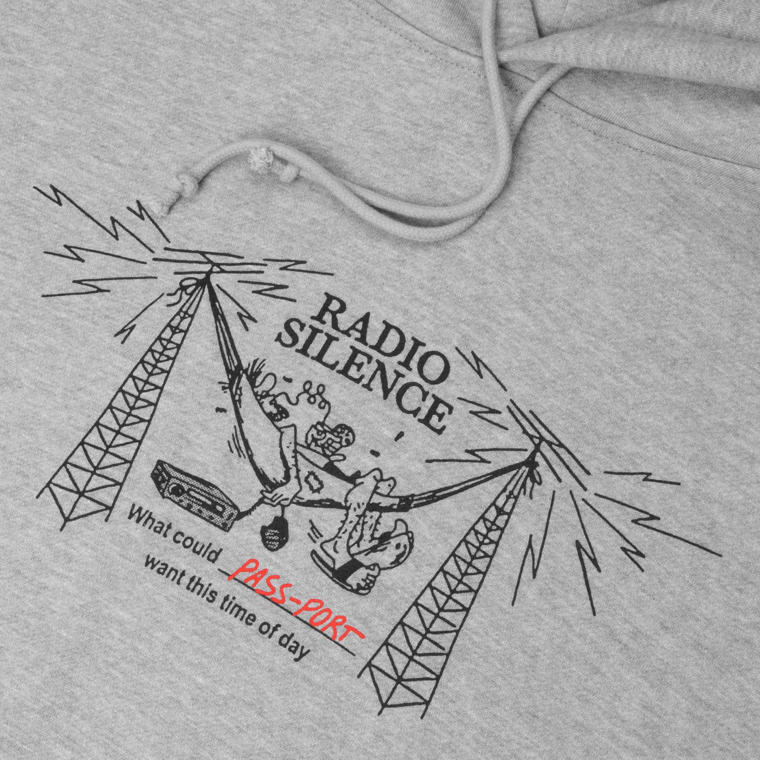 Pass~Port Radio Silence Hoodie - Ash