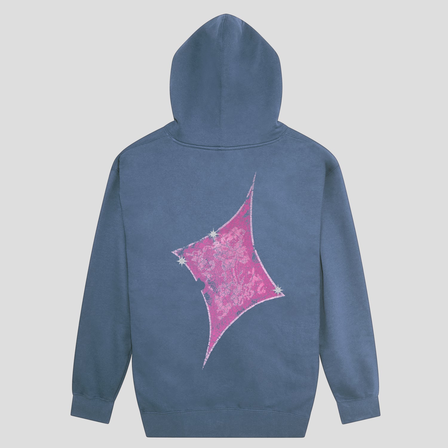 Pass~Port Glint Zip Hoodie - Washed Out Blue