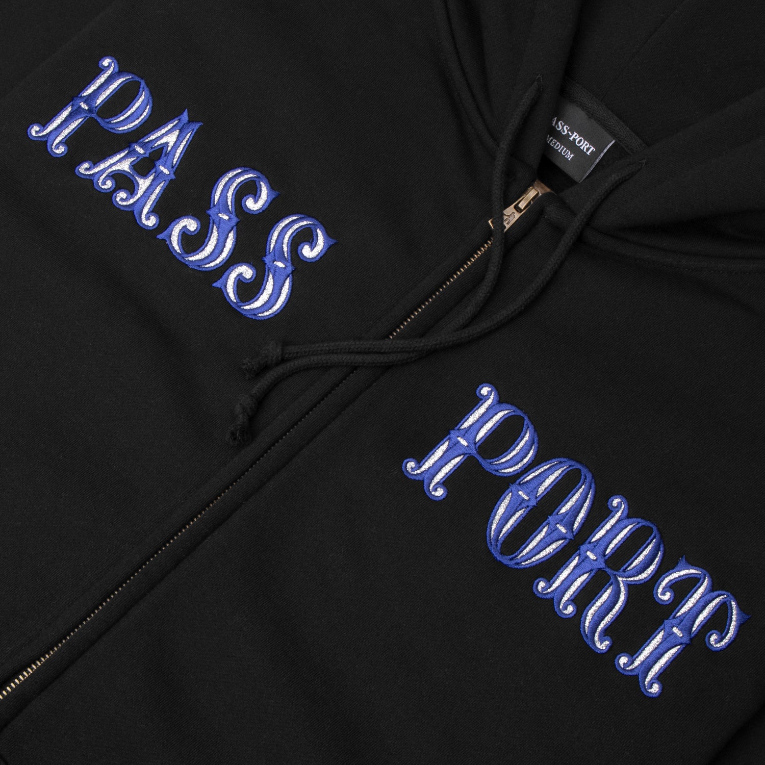 Pass~Port Glint Zip Hoodie - Black