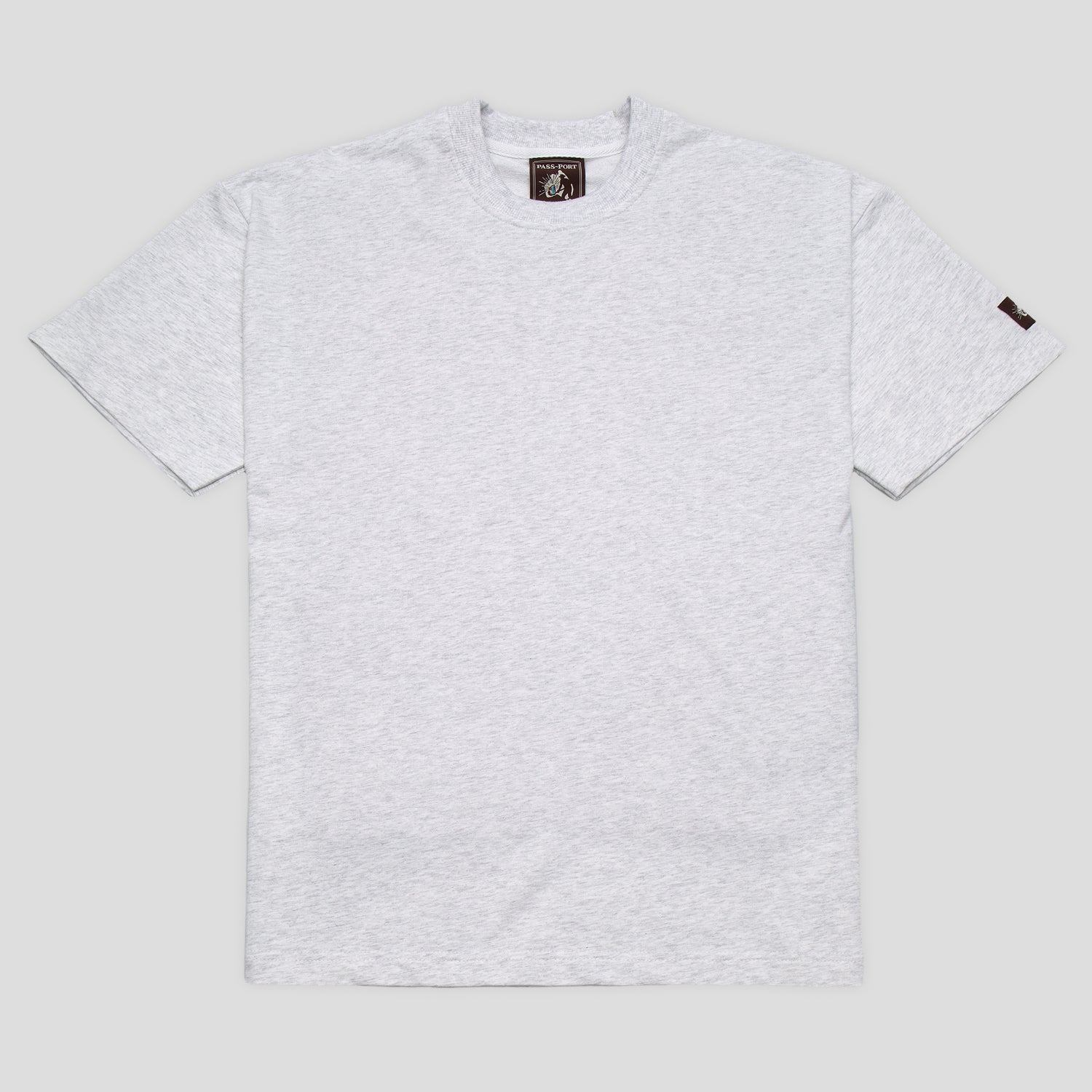 Pass~Port Australian Manufactured Box Fit Tee - White Marle