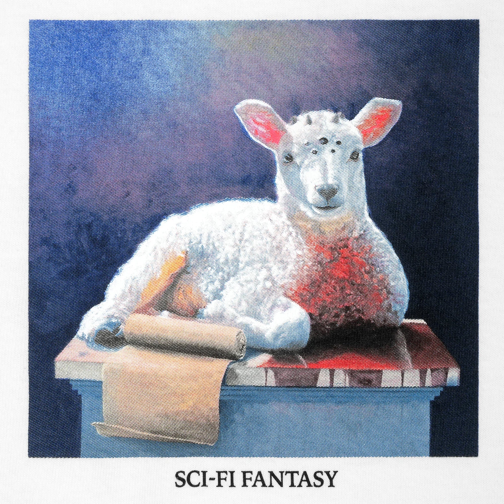 Sci-Fi Fantasy Lamb Tee - White
