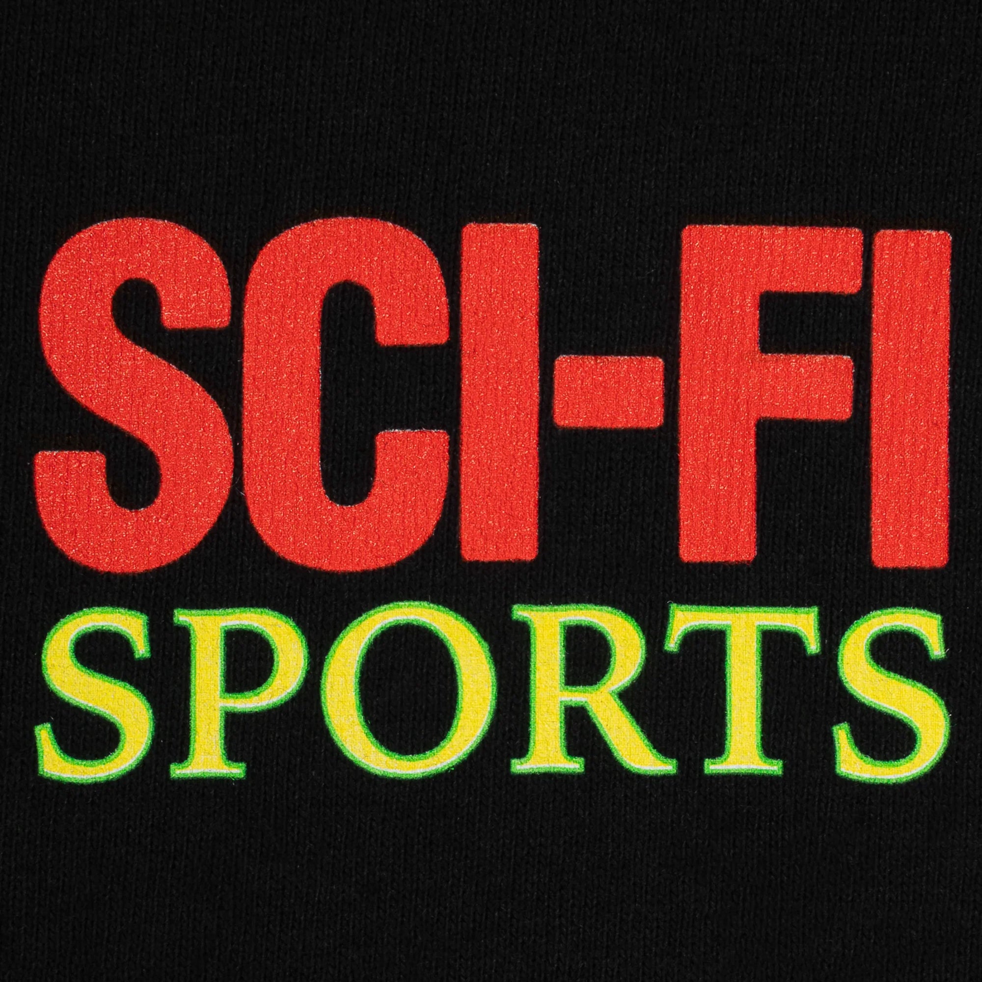 Sci-Fi Fantasy Sports Long Sleeve Tee - Black