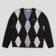 Hoddle Mohair Diamond Cardigan