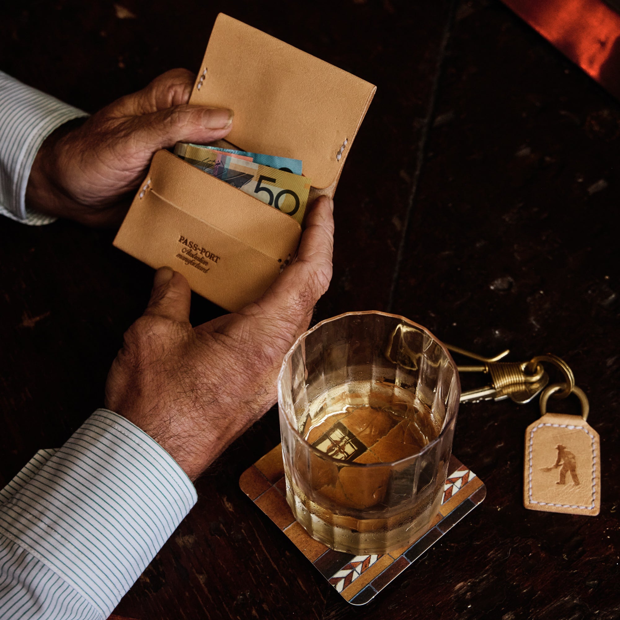 Pass~Port Australian Manufactured Wallet - Tan