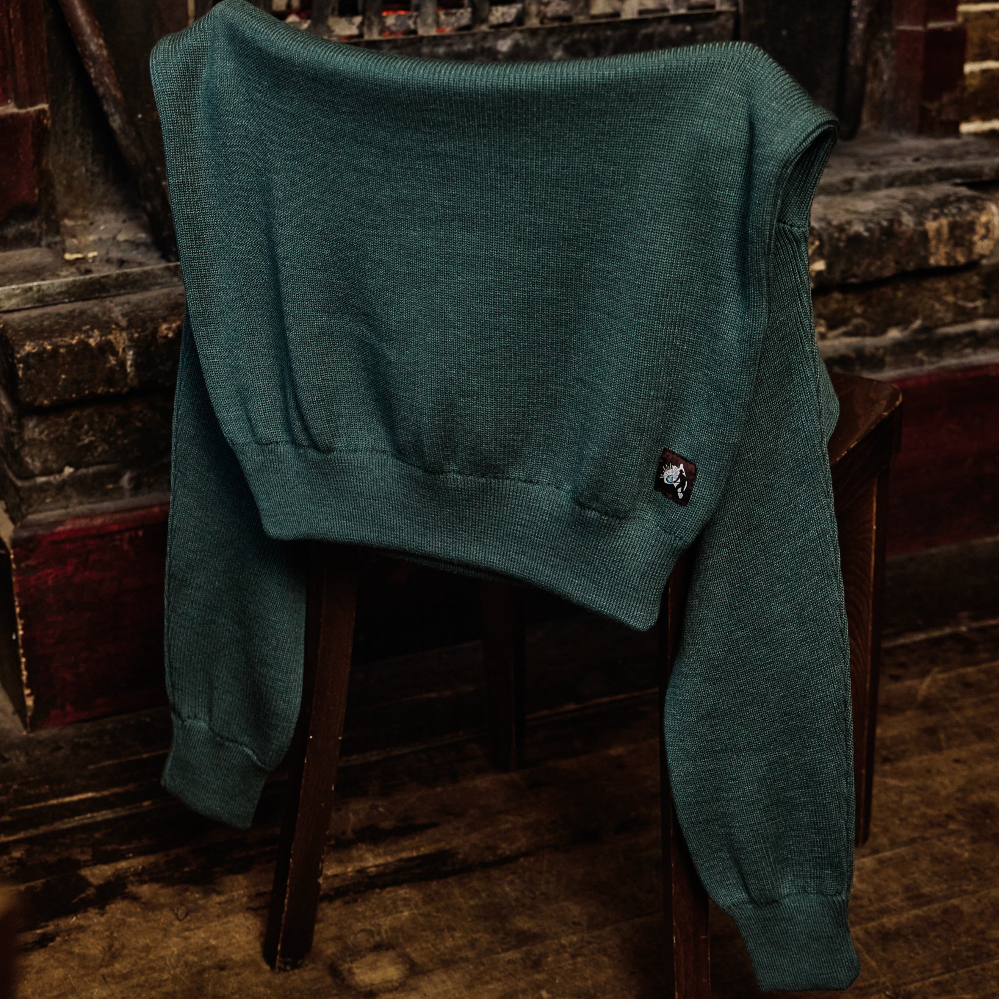 Pass~Port Australian Manufactured Woolen Sweater - Moss