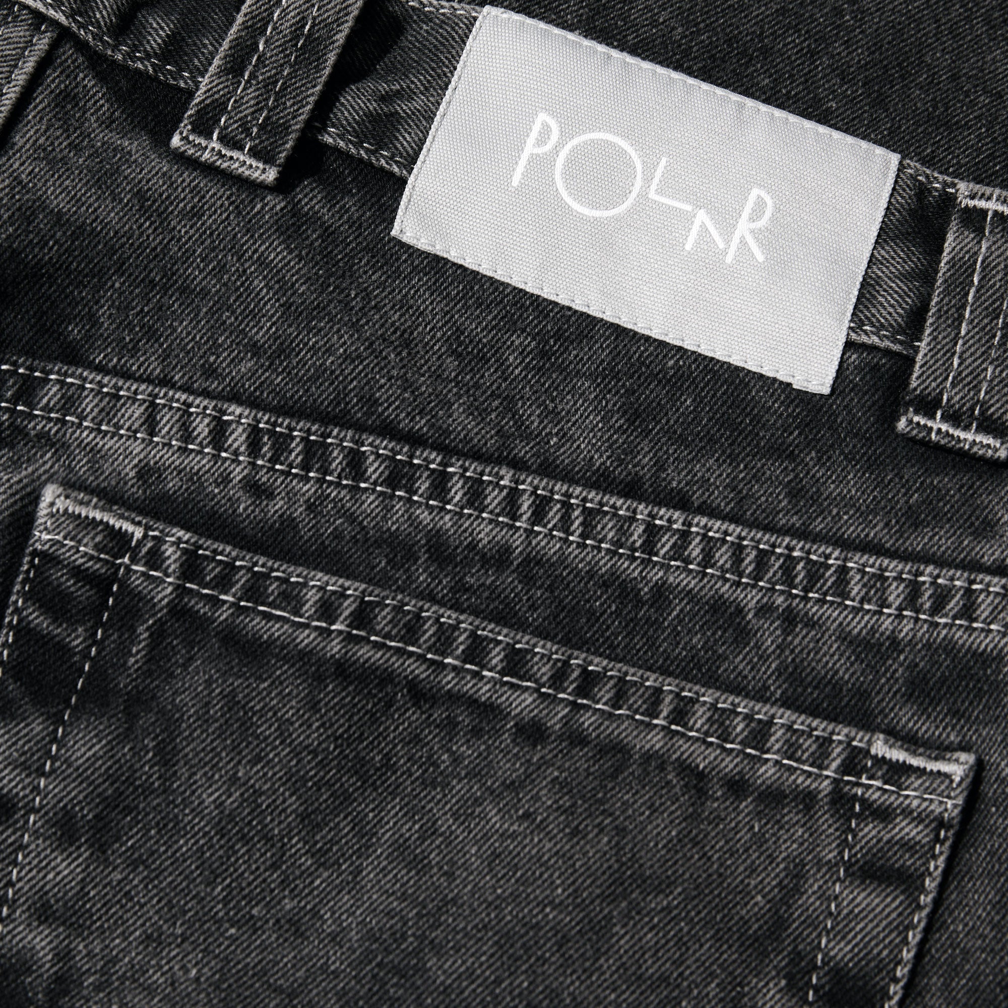 Polar Skate Co. '93!' Denim Pant - Silver Black