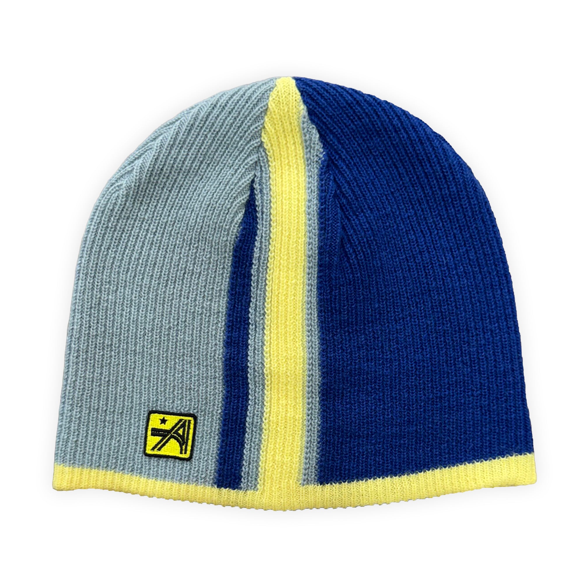 always do what you should do beanie ビーニー Always Do What You Should Do Stripe Beanie - Blue / Yellow – Pass~Port