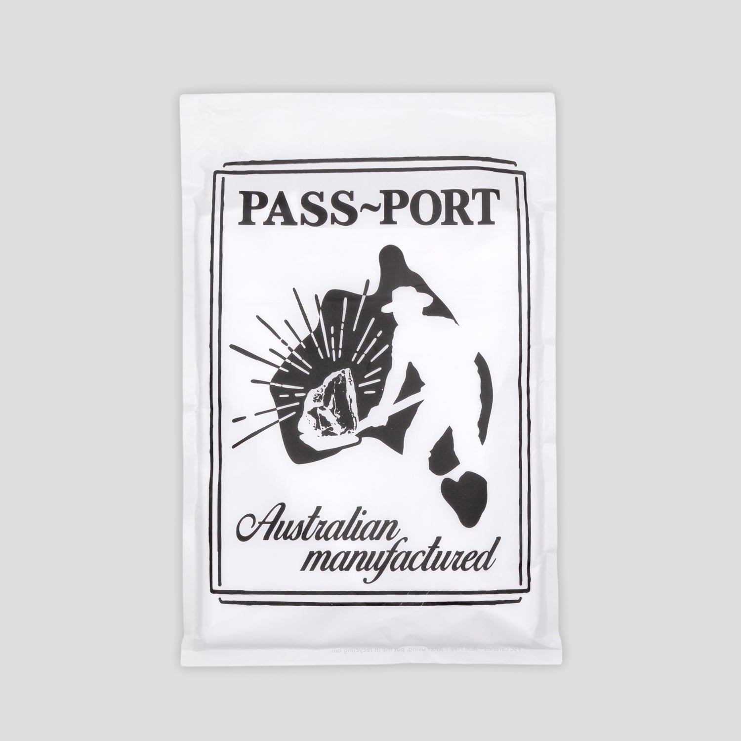 Pass~Port Australian Manufactured Hoodie - White Marle