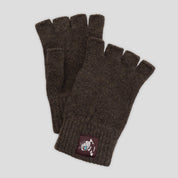 Pass~Port Australian Manufactured Fingerless Gloves - Brown