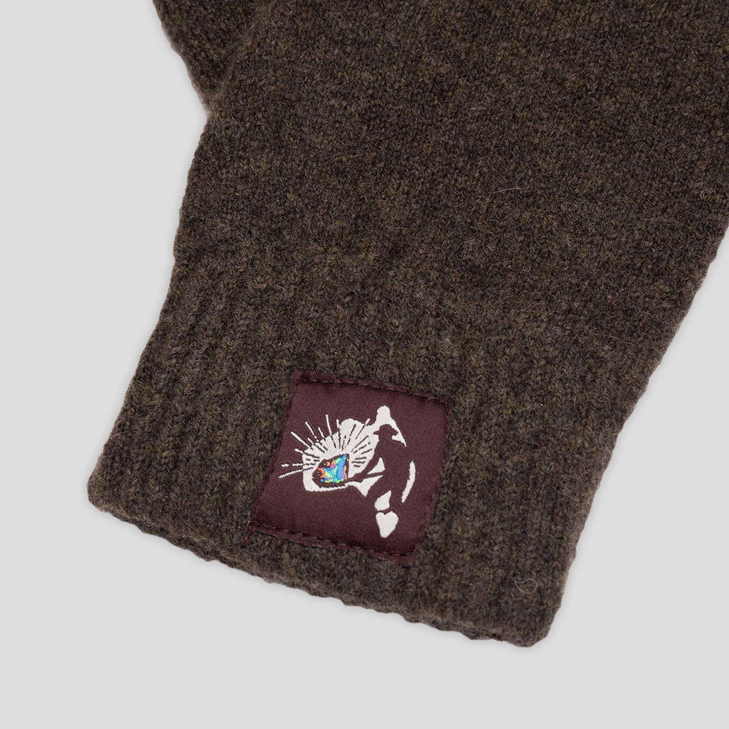 Pass~Port Australian Manufactured Fingerless Gloves - Brown