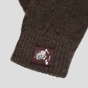 Pass~Port Australian Manufactured Fingerless Gloves - Brown
