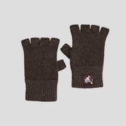 Pass~Port Australian Manufactured Fingerless Gloves - Brown