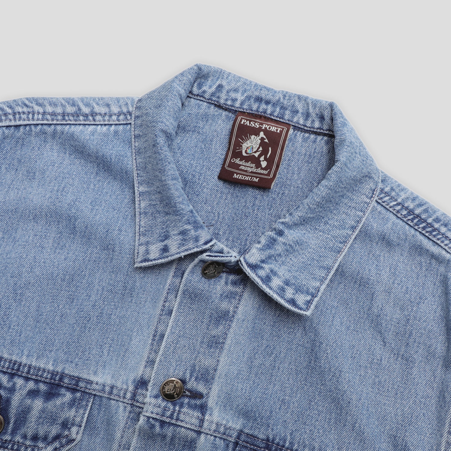 Pass~Port Australian Manufactured Denim Jacket - Light Indigo