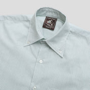Pass~Port Australian Manufactured Oxford Shirt - Mint Green Stripe