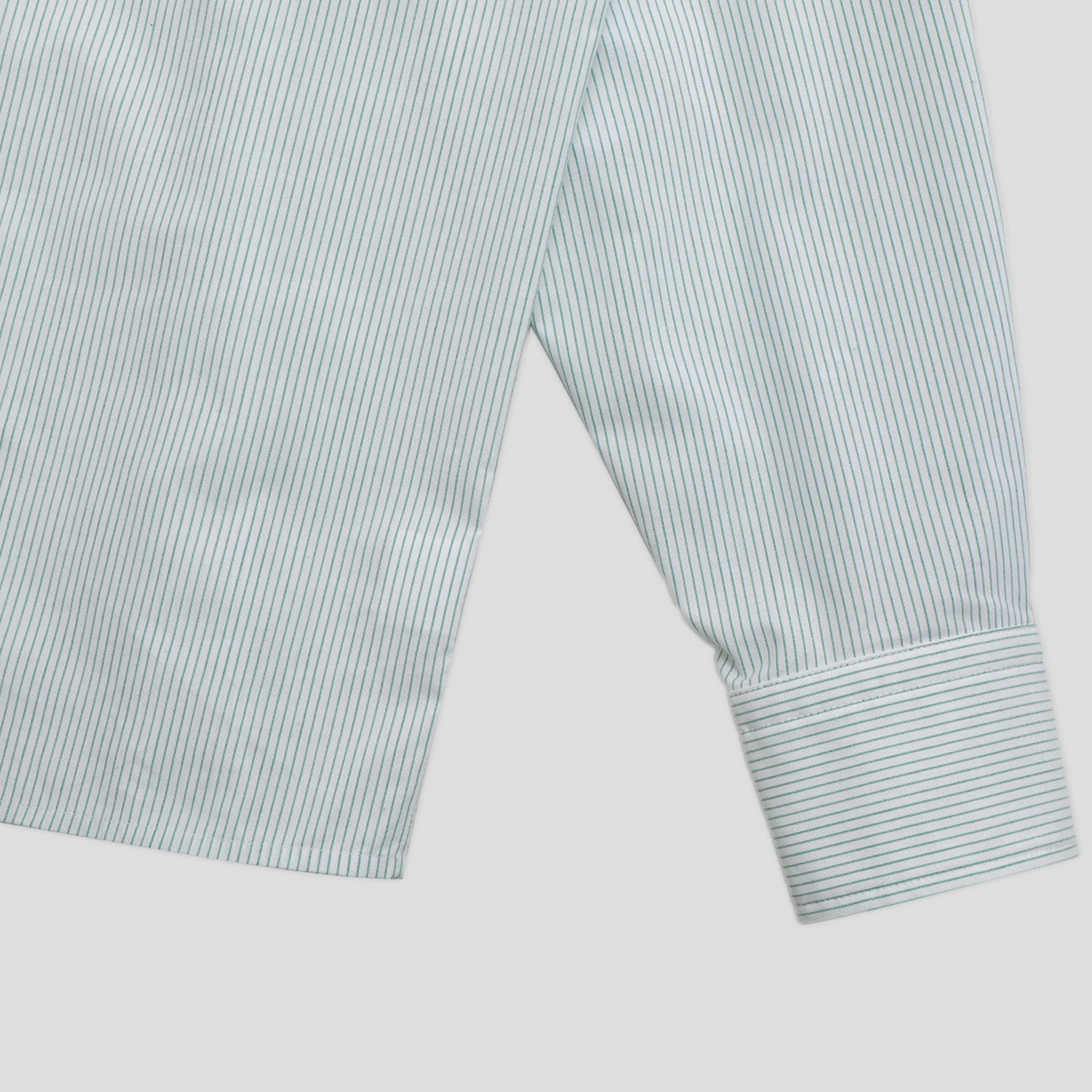 Pass~Port Australian Manufactured Oxford Shirt - Mint Green Stripe