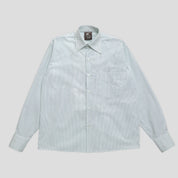 Pass~Port Australian Manufactured Oxford Shirt - Mint Green Stripe
