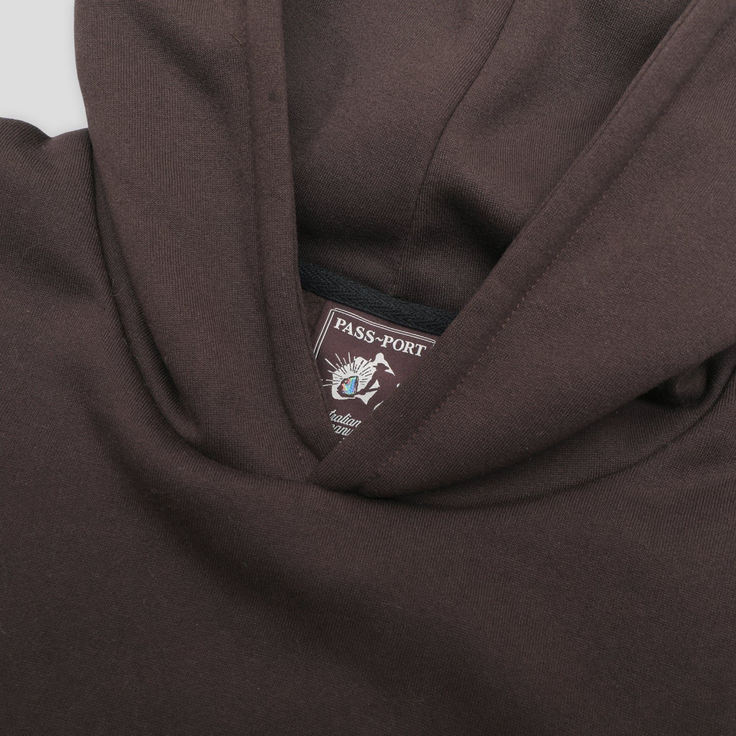Pass~Port Australian Manufactured Hoodie - Brown