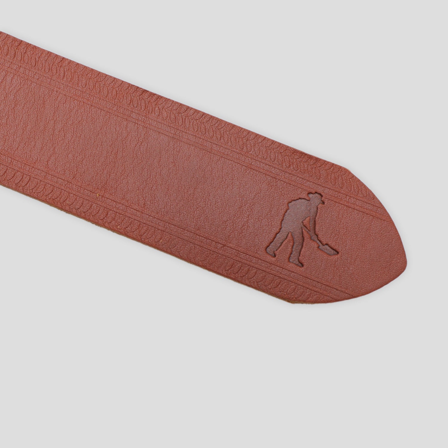 Pass~Port Australian Manufactured Embossed Belt - Brown