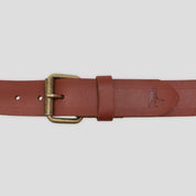Pass~Port Australian Manufactured Embossed Belt - Brown