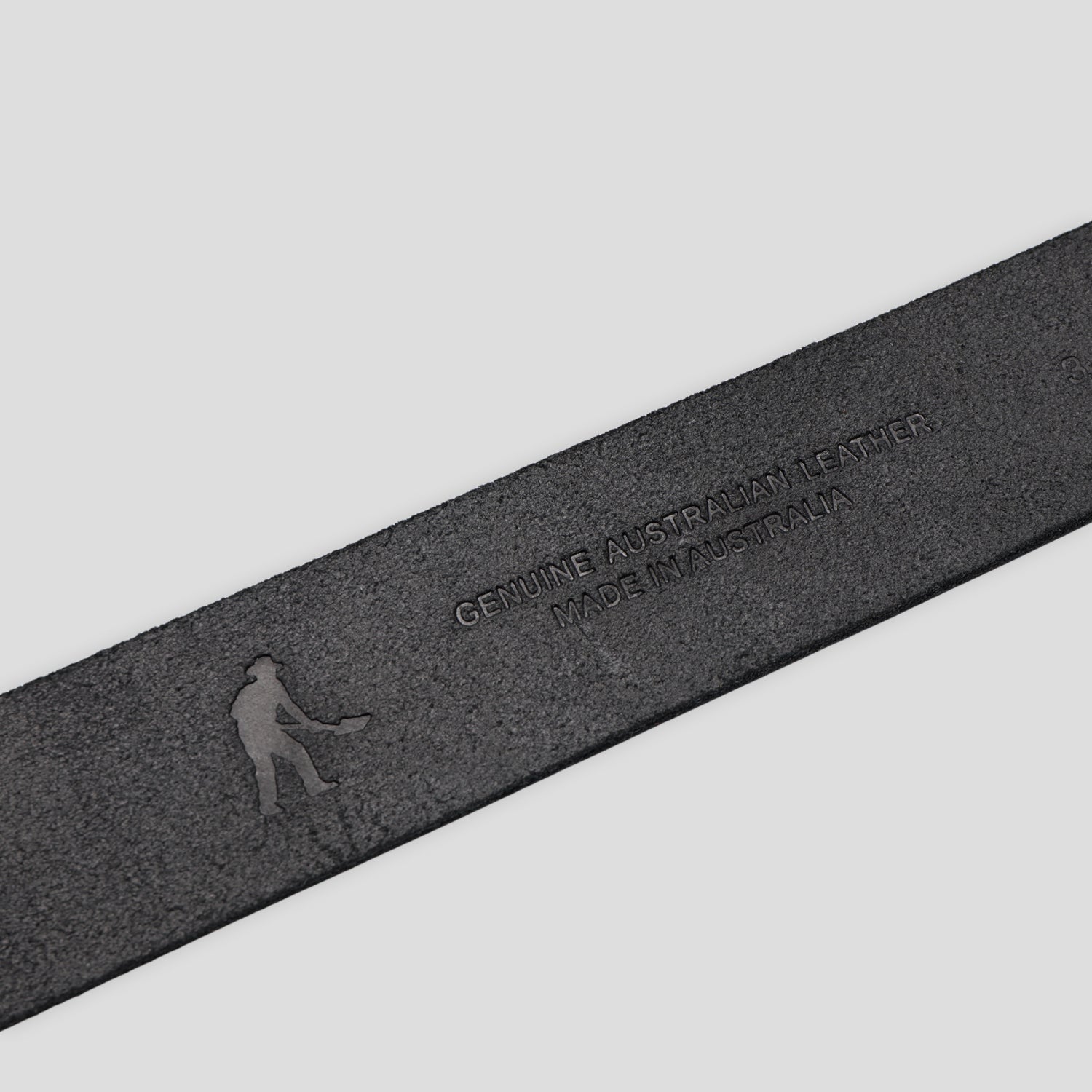 Pass~Port Australian Manufactured Embossed Belt - Black