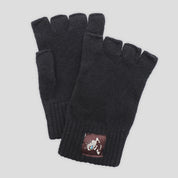 Pass~Port Australian Manufactured Fingerless Gloves - Black
