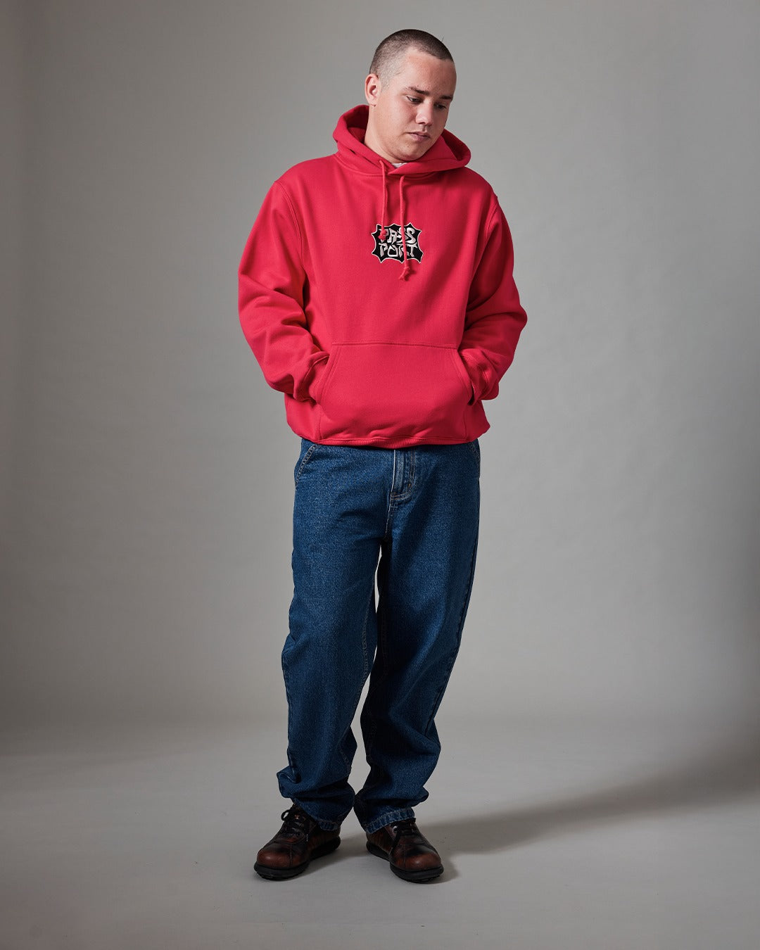 Pass~Port Glyph Hoodie - Red