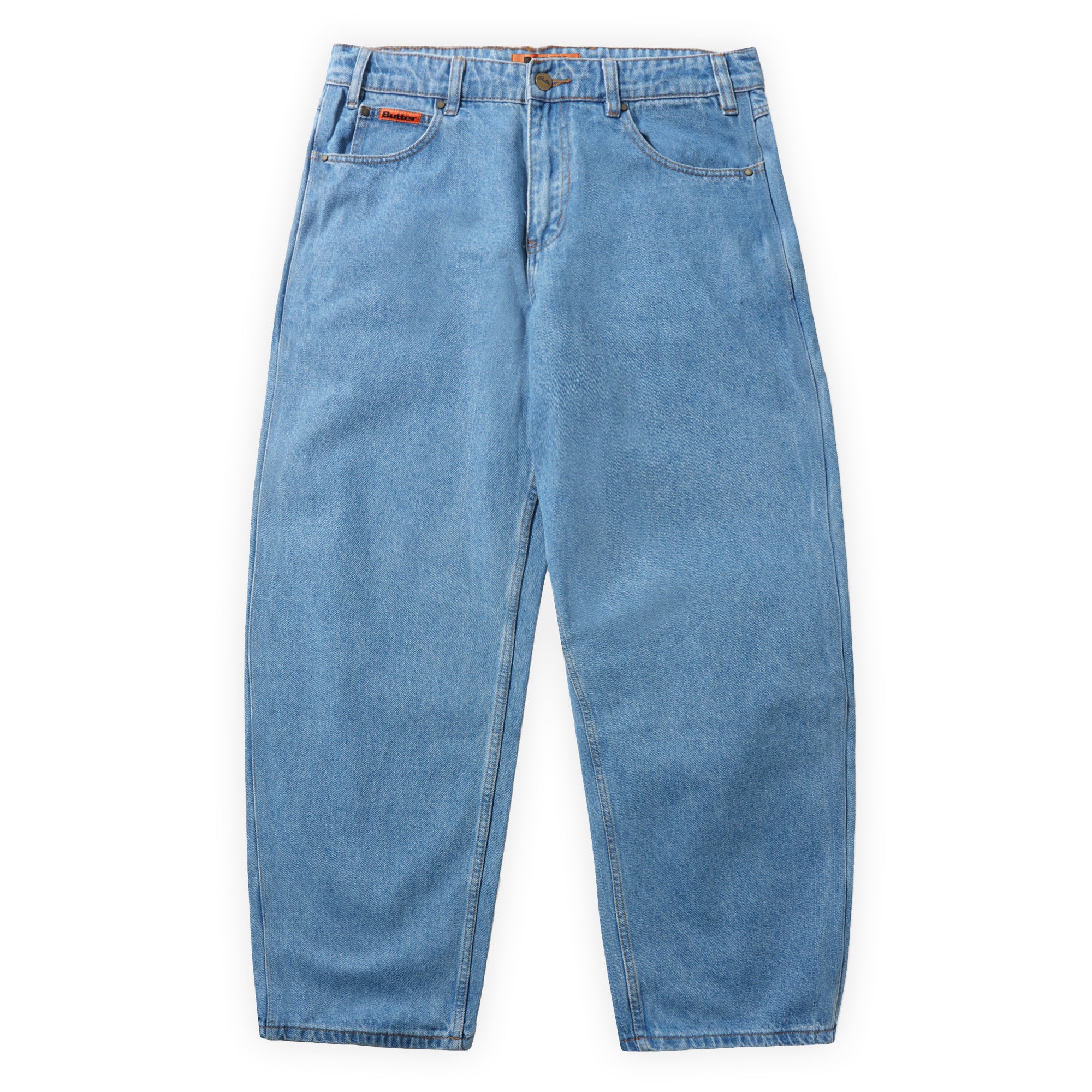 Butter Goods Baggy Denim Jeans - Washed Indigo – Pass~Port Butter Goods Baggy Denim Jeans - Washed Indigo – Pass~Port