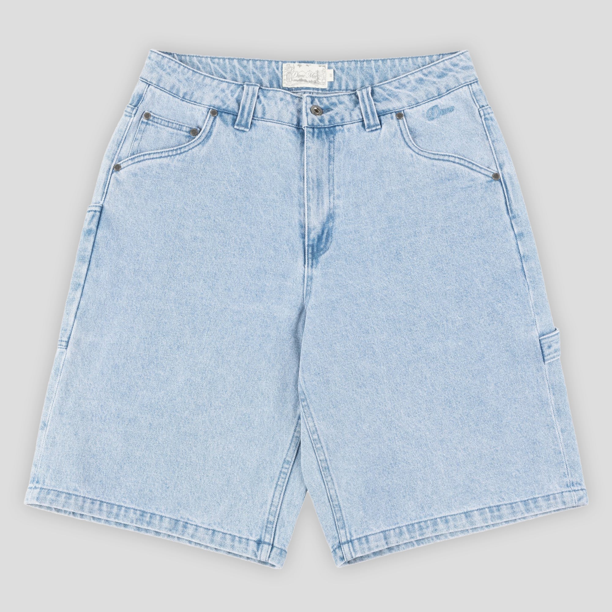 Dime Classic Denim Shorts - Blue Washed