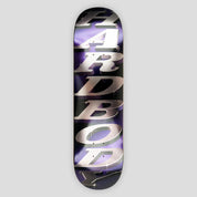 Hardbody Stacked Logo Deck - Purple Foil