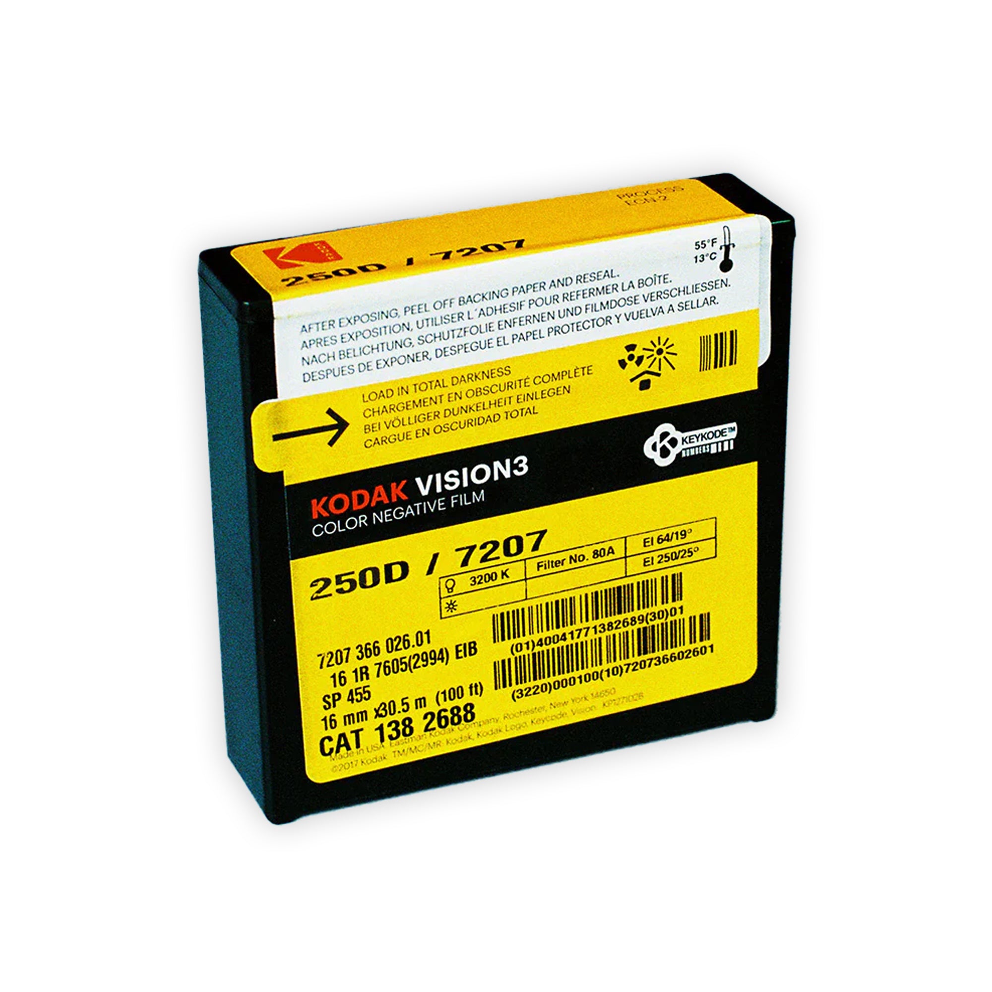 Kodak Vision3 250D #7207 - 100ft 16mm Film – Pass~Port