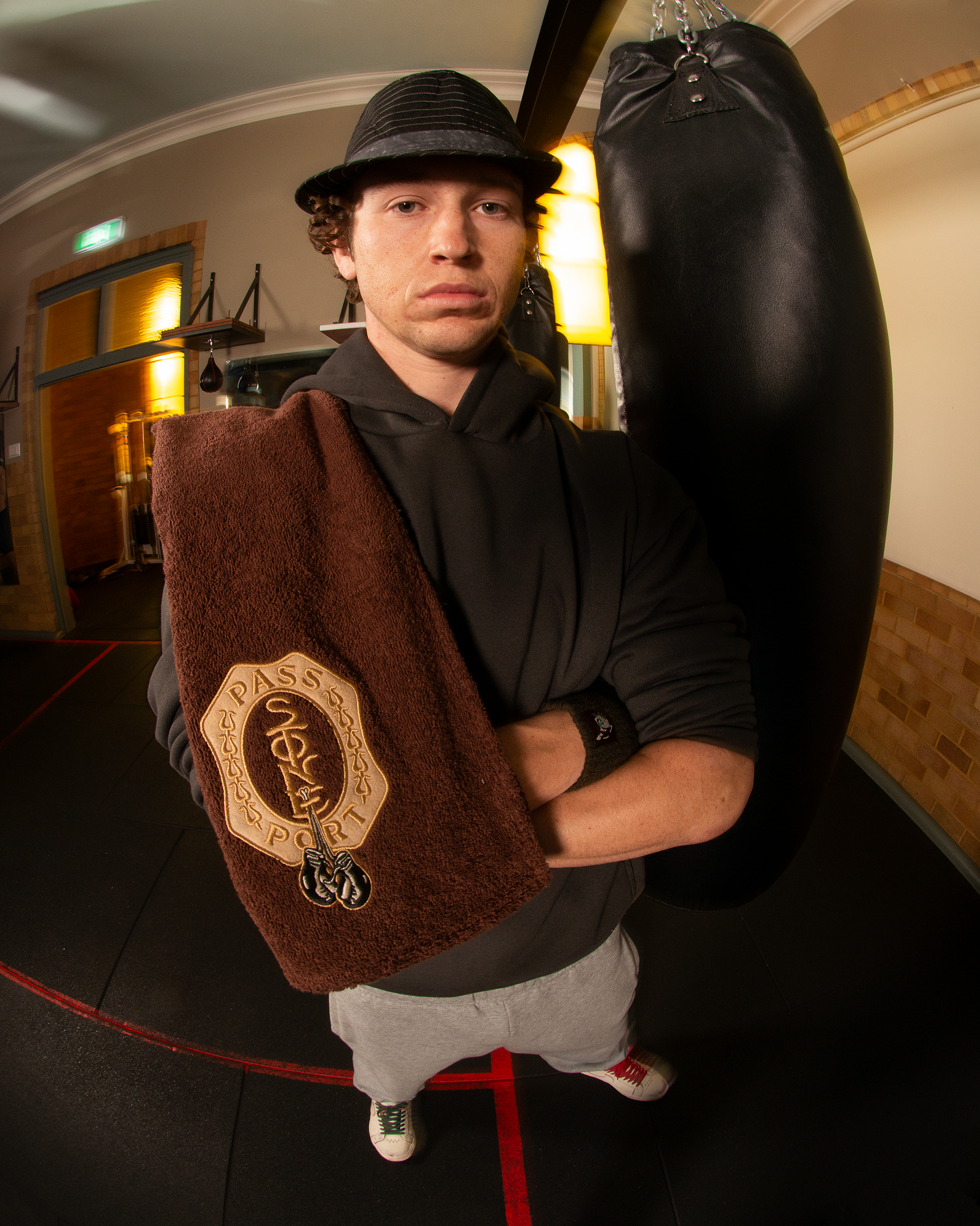 Pass~Port & Anthony "Stone" Mapstone Boxing Corner Towel