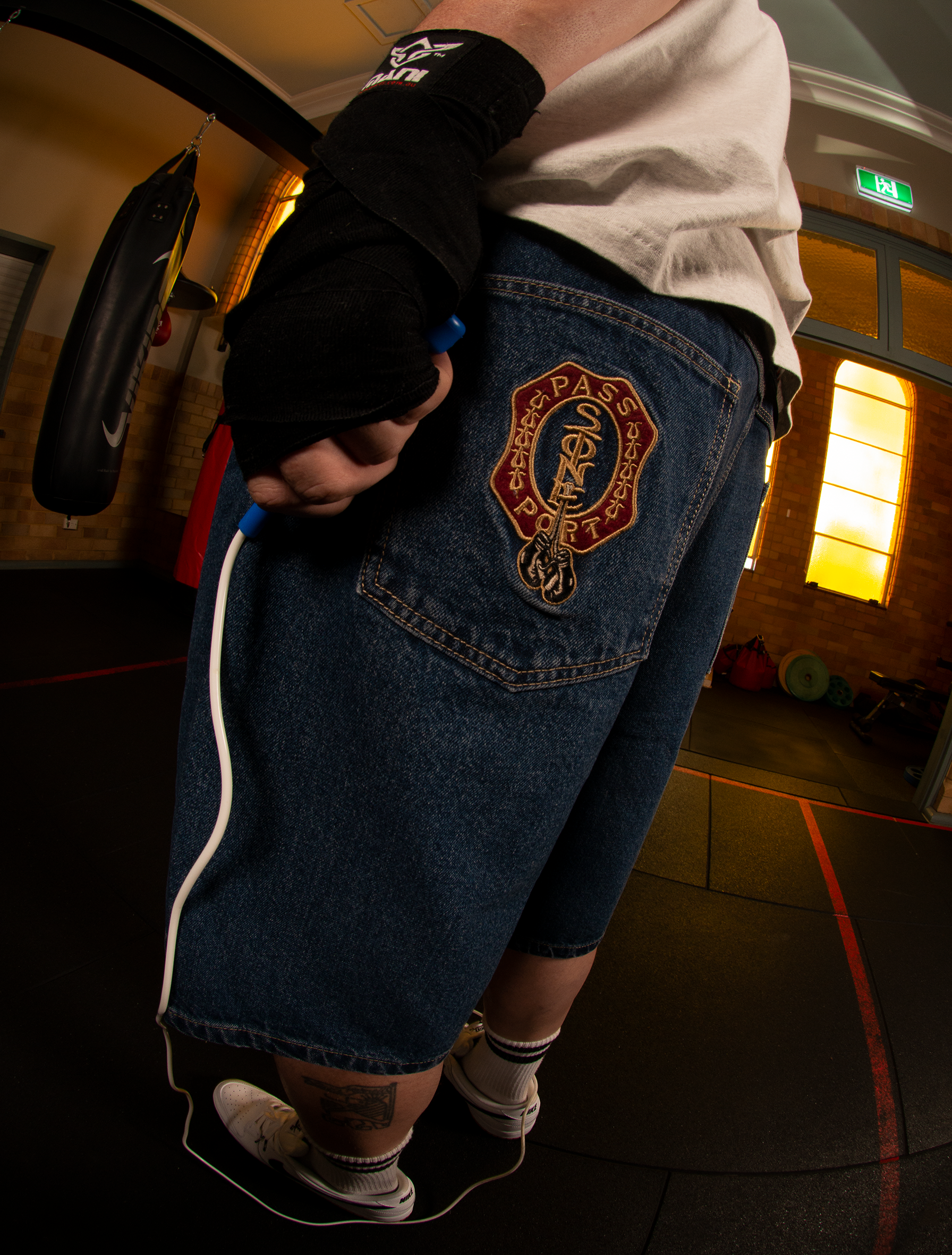 Pass~Port & Anthony "Stone" Mapstone Workers Club Jean Short - Washed Dark Indigo