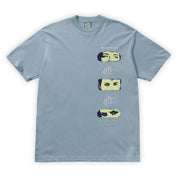 Lo-Fi Mystify Tee - Grey Blue