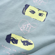 Lo-Fi Mystify Tee - Grey Blue