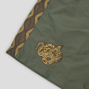 Pass~Port Coiled RPET Casual Short - Olive Green
