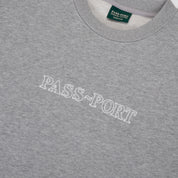 Pass~Port Official Organic Fleece Sweater - Heather Grey
