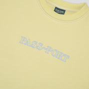 Pass~Port Official Organic Fleece Sweater - Butter Yellow