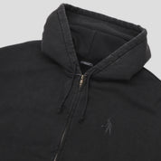 Pass~Port Solid Workers Zip Hood - Washed Black