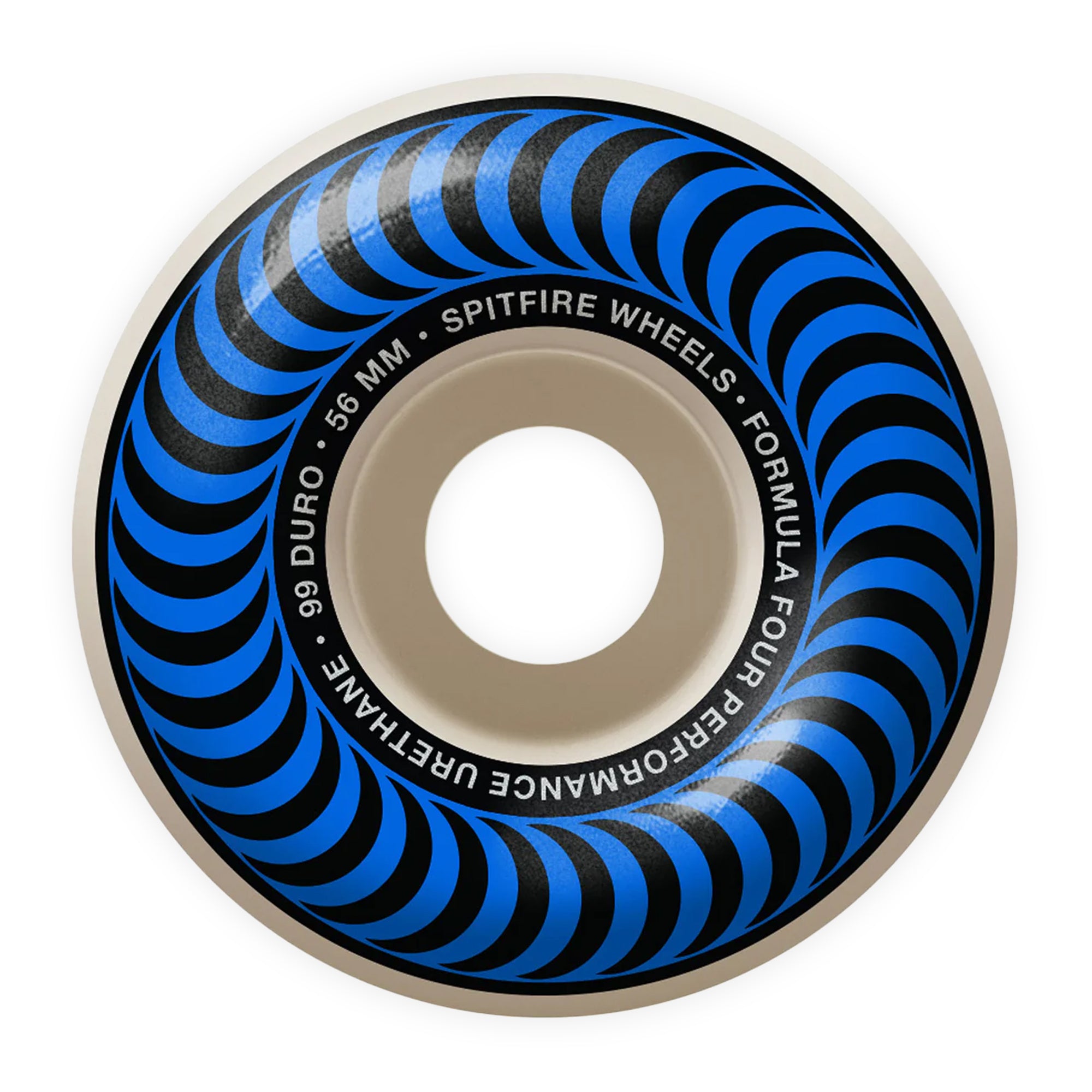 SPITFIRE FORMULA FOUR 99 DURO コニカルフル 53 Amazon.com : Spitfire Formula 4 99d Conical Full 53mm White W/Blue