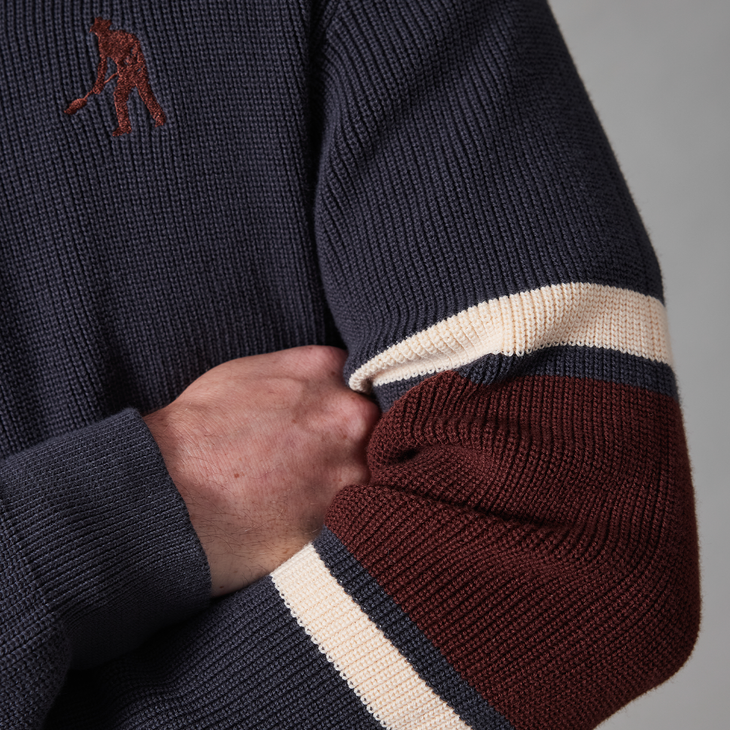 PASS-PORT ニット PASS~PORT / Overlocked Organic Knit Sweater - birnest