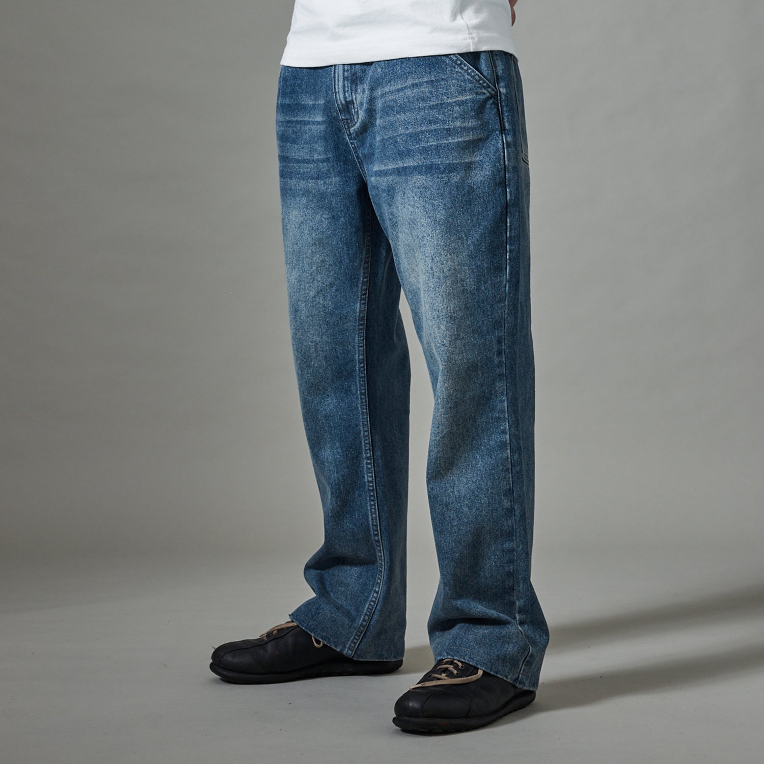 PASS~PORT worker club jeans ウォッシュグレー デニム Pass~Port Workers Club Bootcut Jean - Faded Wash Indigo