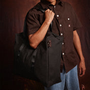 Pass~Port Australian Manufactured Travel Tote Bag - Black